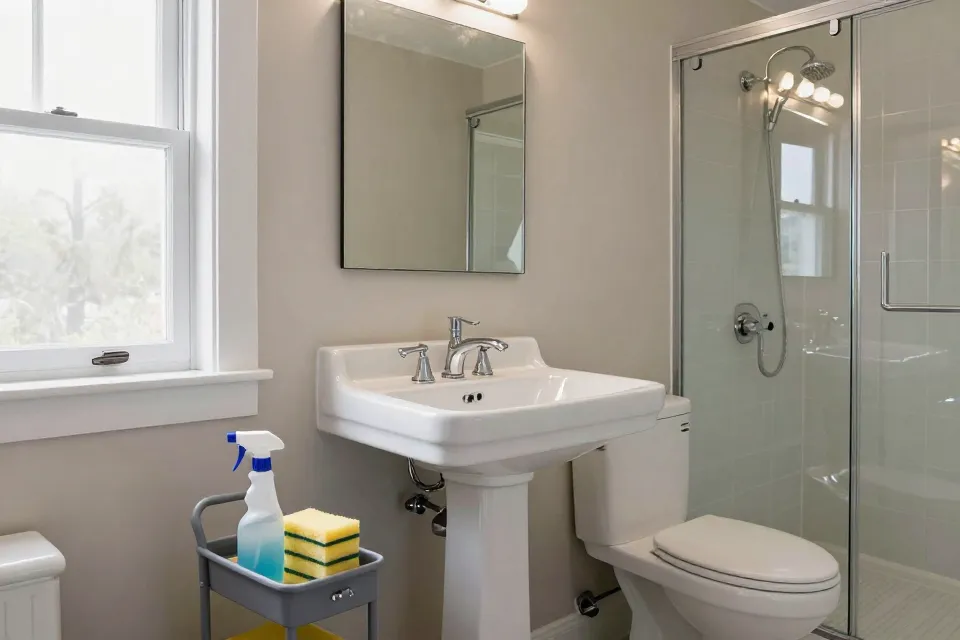 The Right Way to Clean and Disinfect a Bathroom