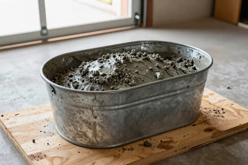 How long do you have to place concrete after mixing?