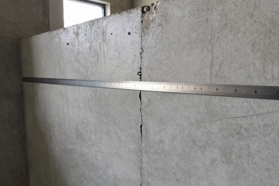 A crack wider than ___ may signal structural damage.