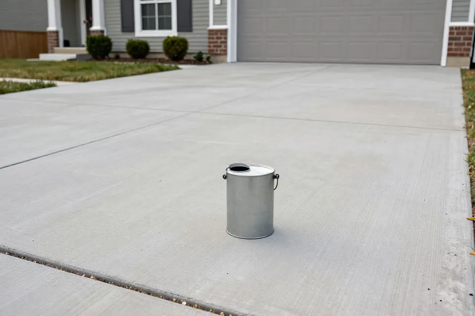 A penetrating sealer works by: