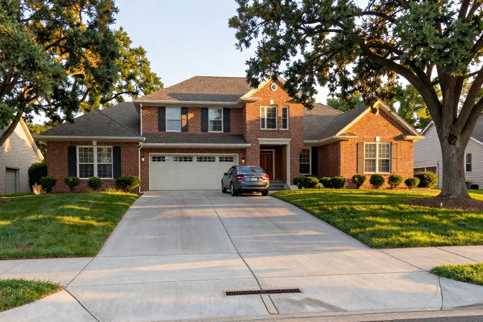 About how long does a concrete driveway usually last?