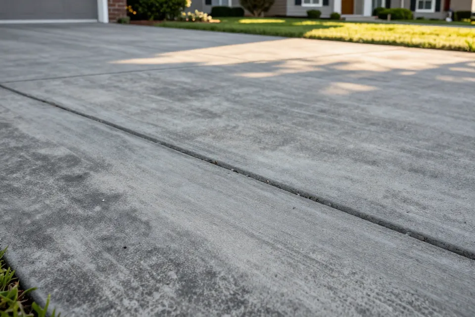 A hairline crack shows on your driveway. First step?