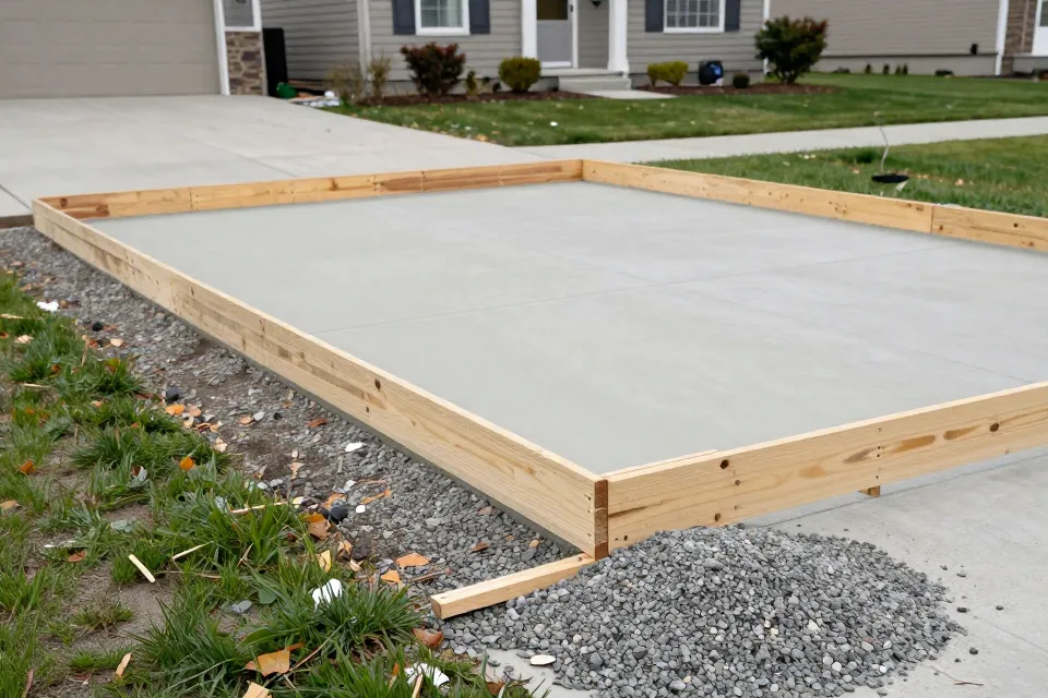 In most U.S. climates, which season is worst for pouring new concrete?