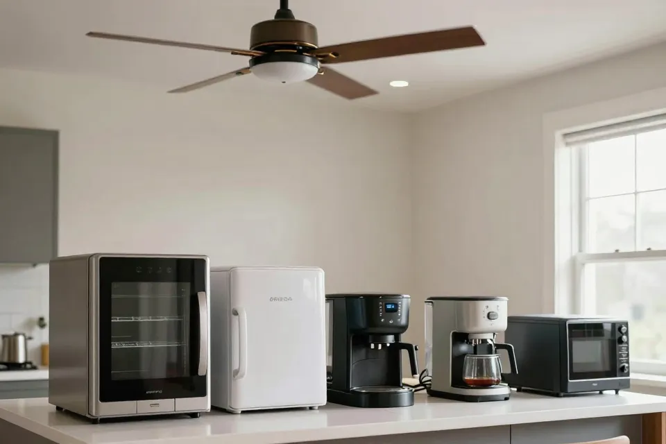 Which appliance usually uses the most electricity in a home?