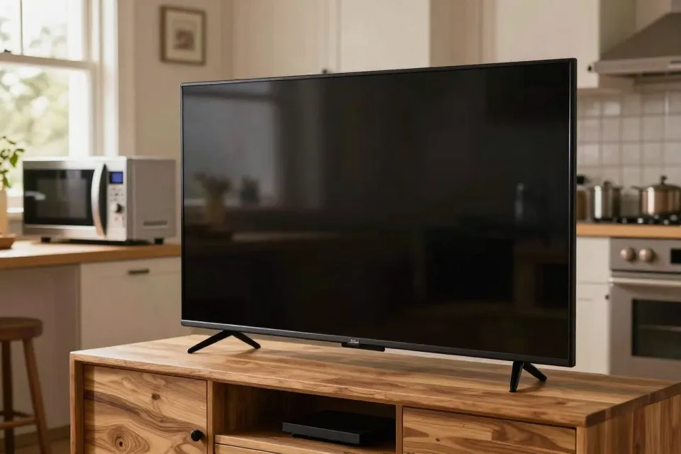Do large appliances like TVs and microwaves use power while idle?
